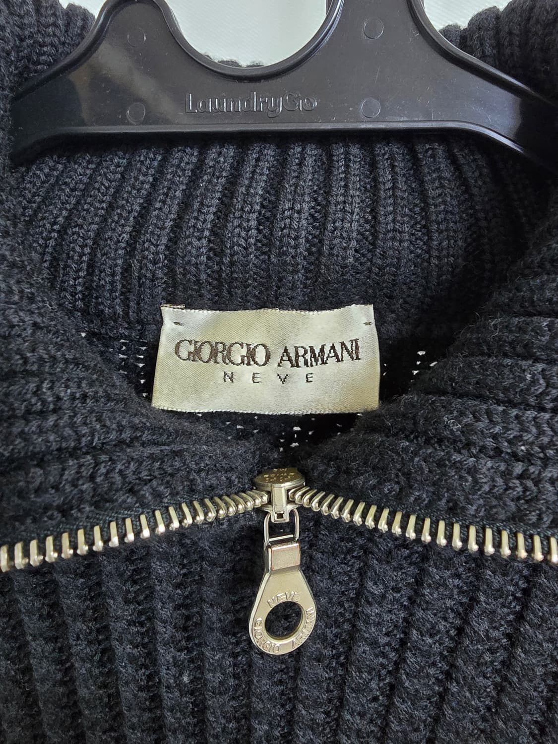 조르지오 아르마니 블랙 니트 탑 (1808) 상품이미지3