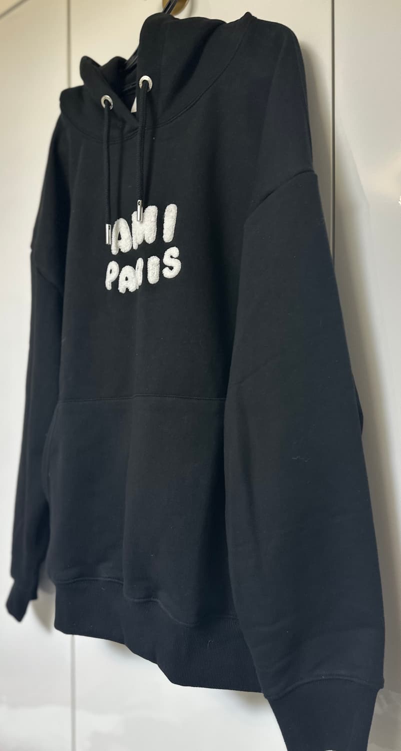 아미 파리스 블랙 후드티 상품이미지2