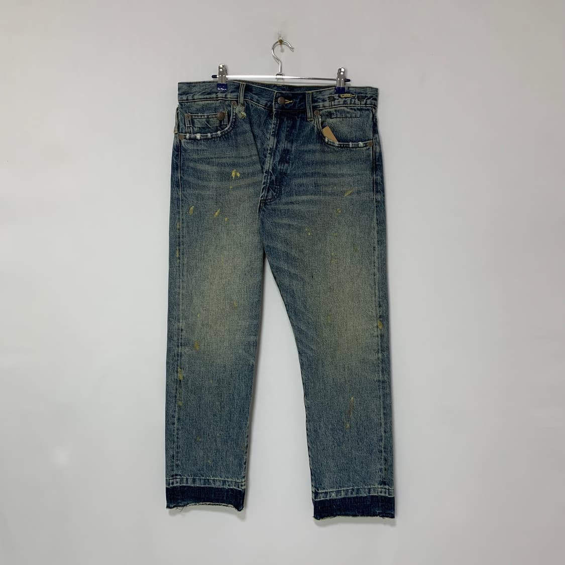 R13 알써틴 빈티지 페인팅 데님 팬츠 청바지 33-34인치 상품이미지1