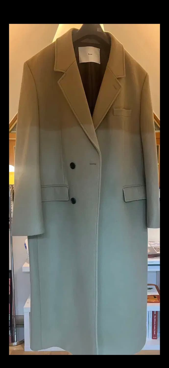 던스트 히든 투버튼 캐시미어 코트 XL 상품이미지5