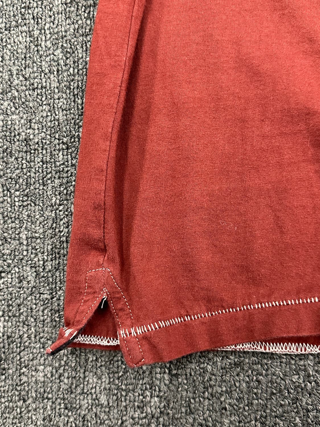 L)Point Zero 빈티지 Y2K 프린팅 패치 자수 카라 반팔 상품이미지9