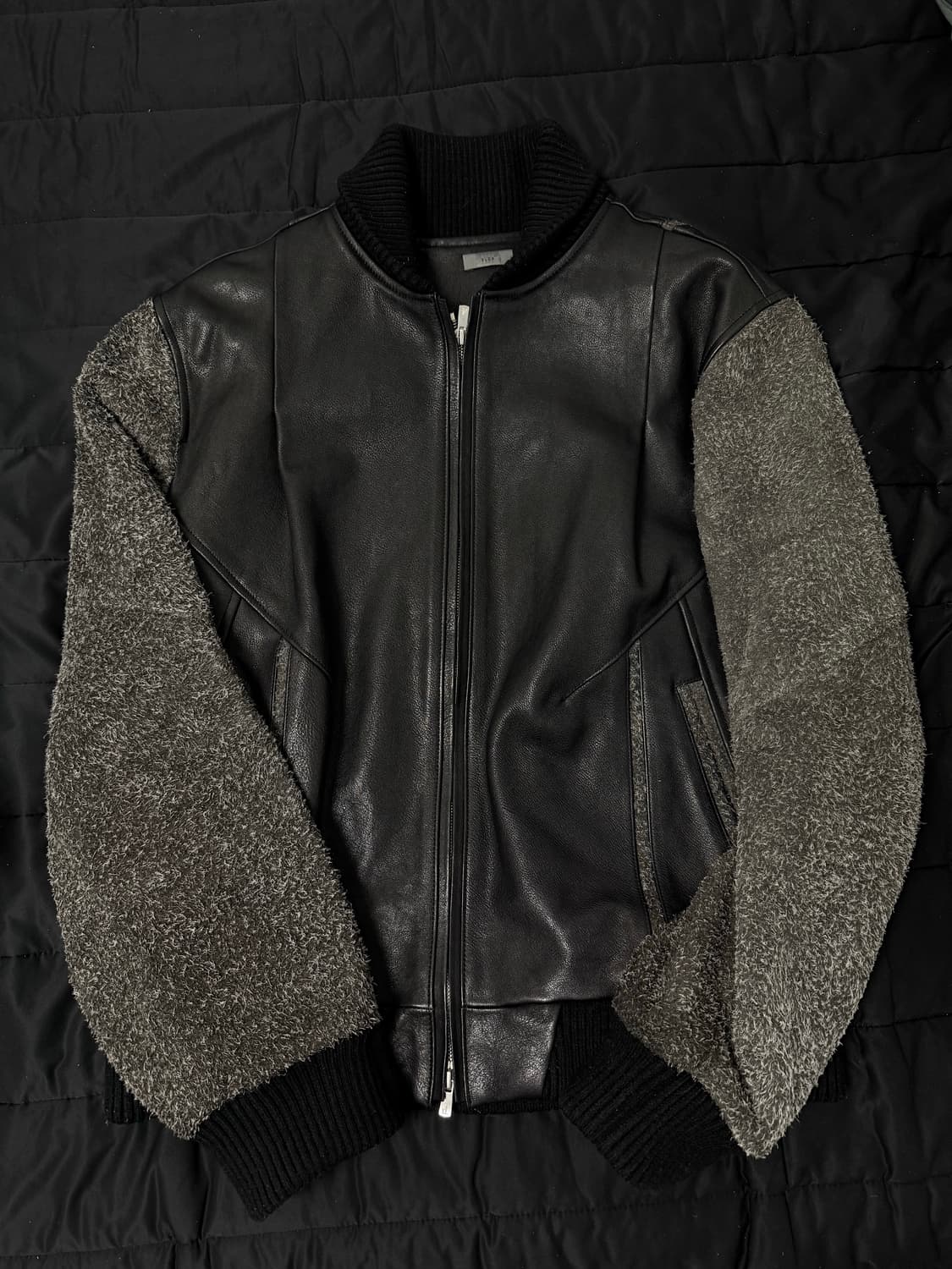 [L] XLIM EP.6 01 레더 바시티 자켓 상품이미지1