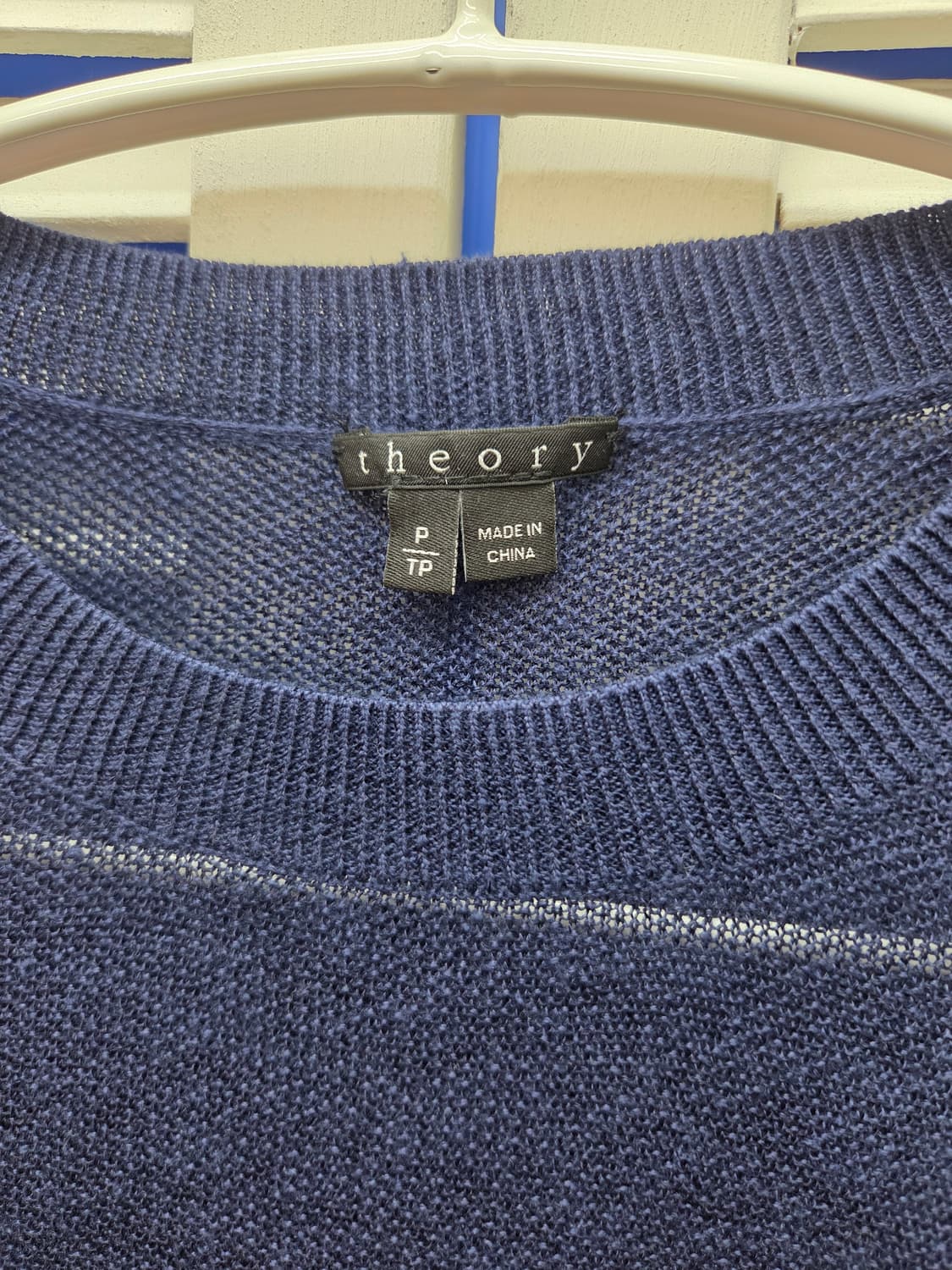 띠어리 린넨 씨스루 니트 상품이미지2