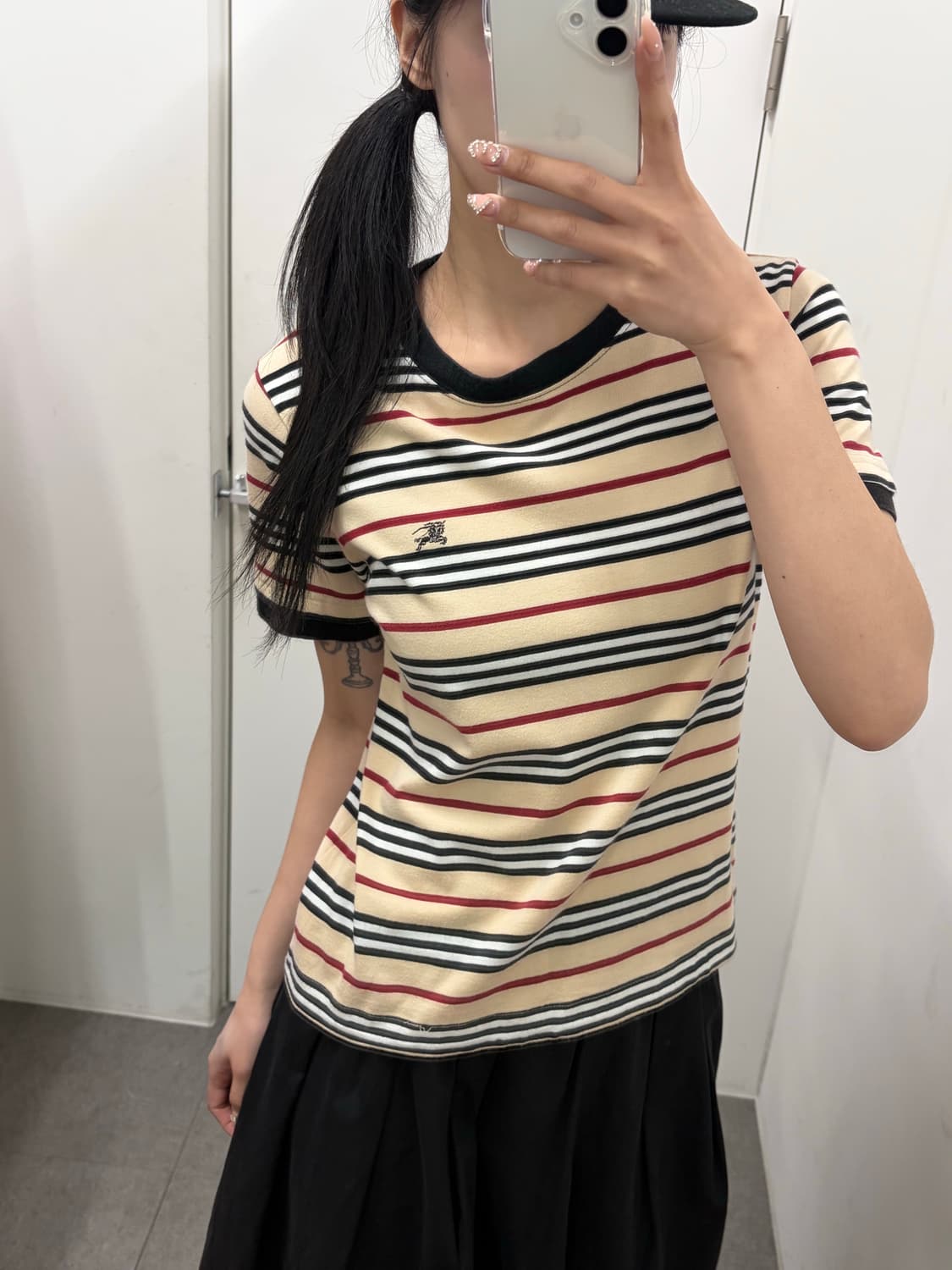 버버리 스트라이프 반팔 상품이미지3