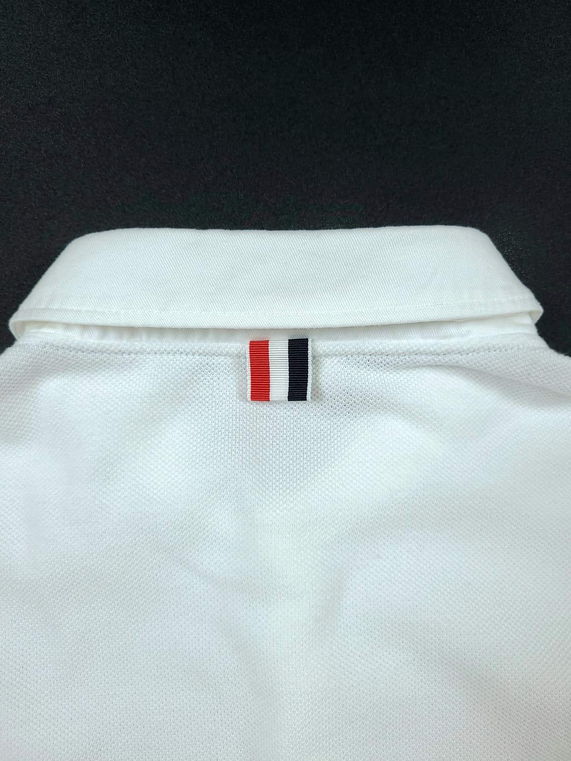 톰브라운 4바 와플니트 반팔 카라티셔츠 상품이미지6