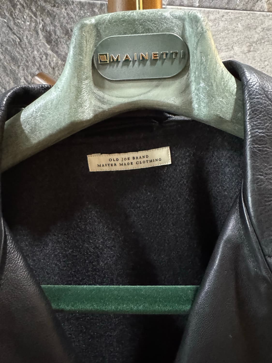 올드조 라이더 자켓 38 이태리 카우레더 상품이미지2