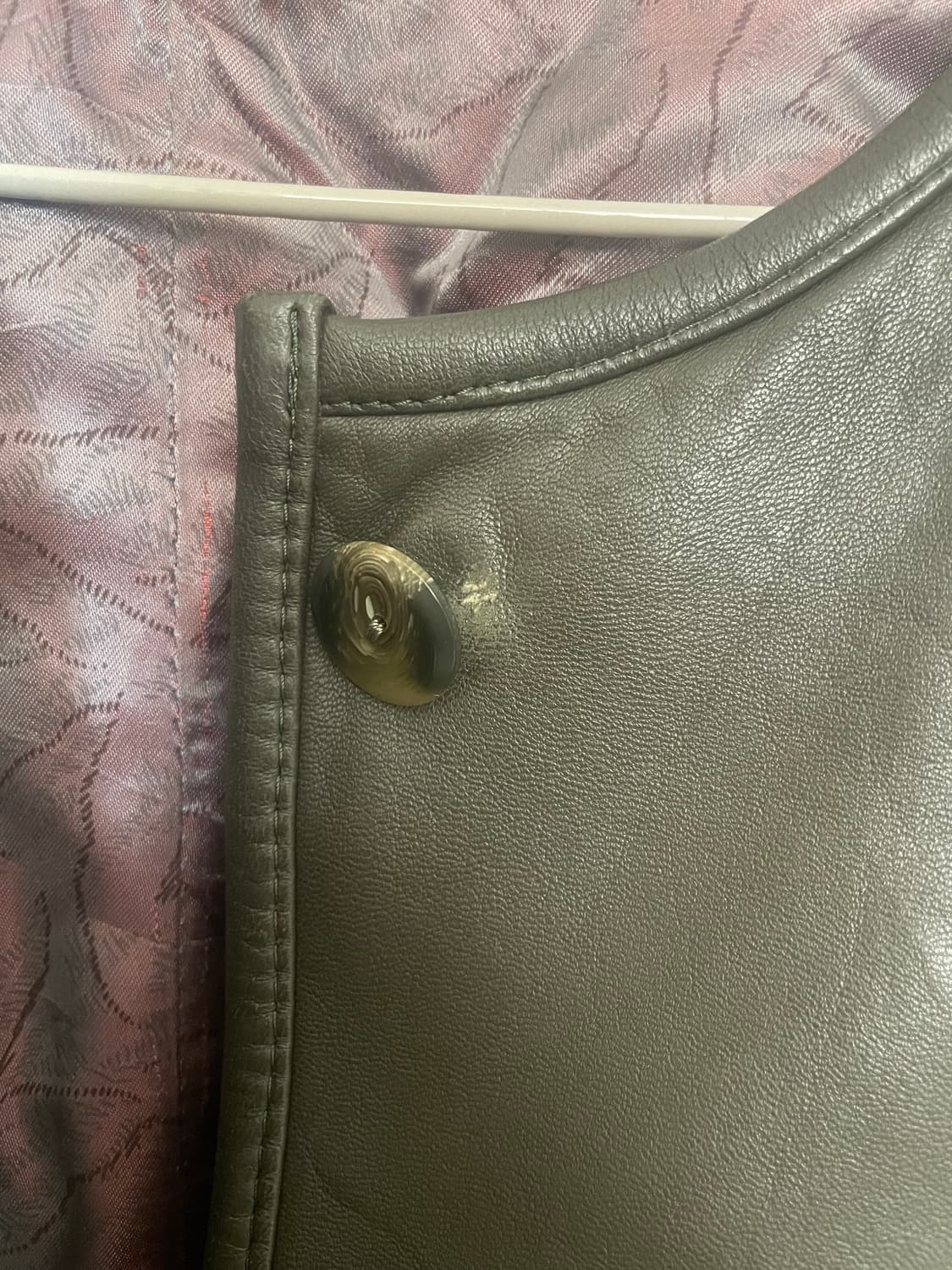 스페인 빈티지 양가죽 코트 (오버핏, M) 상품이미지5