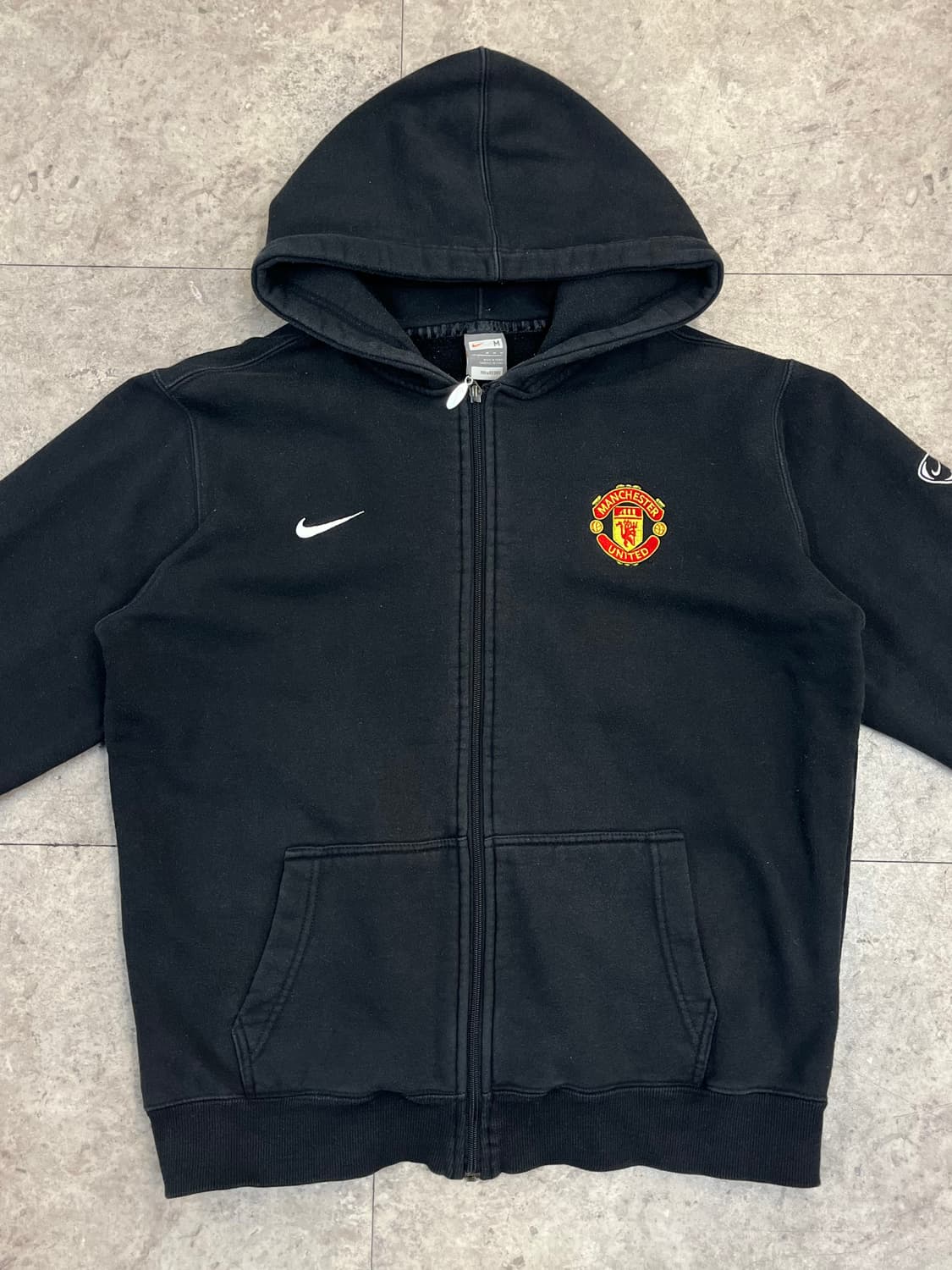 나이키 맨유 기모 후드집업 블랙 M #csz3997 상품이미지4