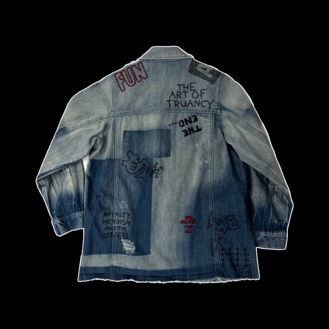 [빈티지] 자수 디테일 데님 자켓 상품이미지3