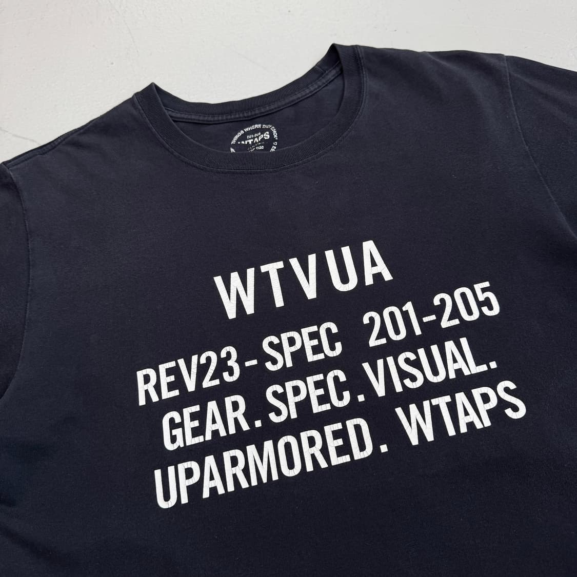 WTAPS 더블탭스 반팔 티셔츠 블랙 상품이미지3