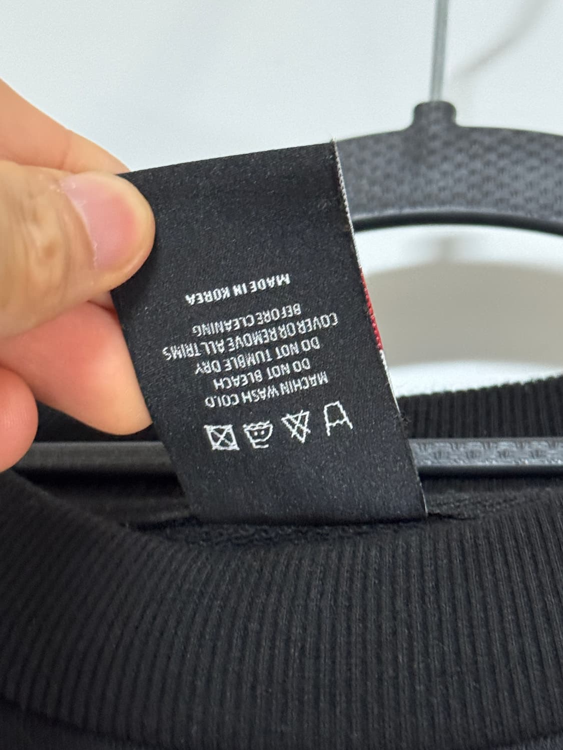 모티브 스트리트 배색 맨투맨 100-105 상품이미지6