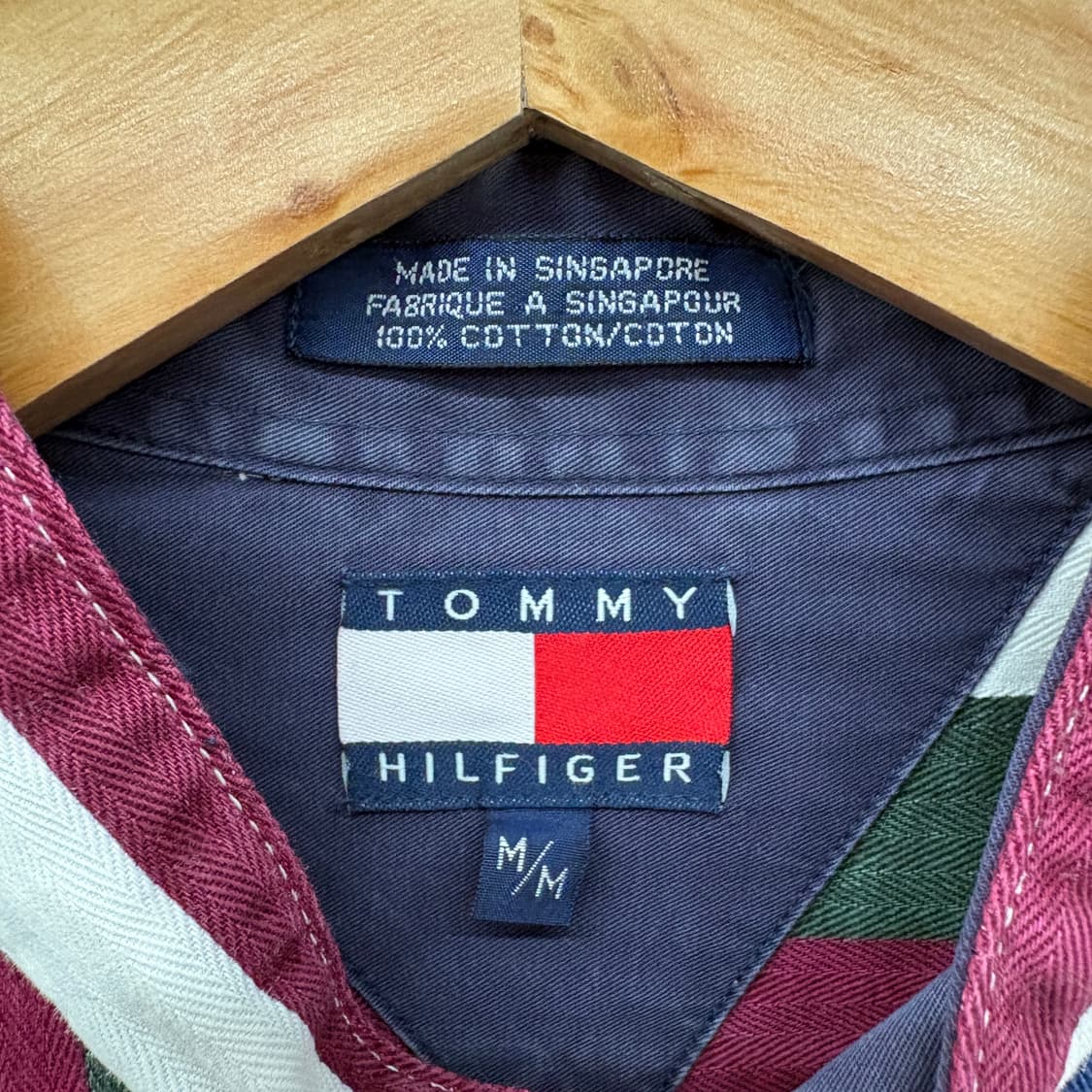 타미힐피거 스트라이프 셔츠 남성XL 상품이미지5