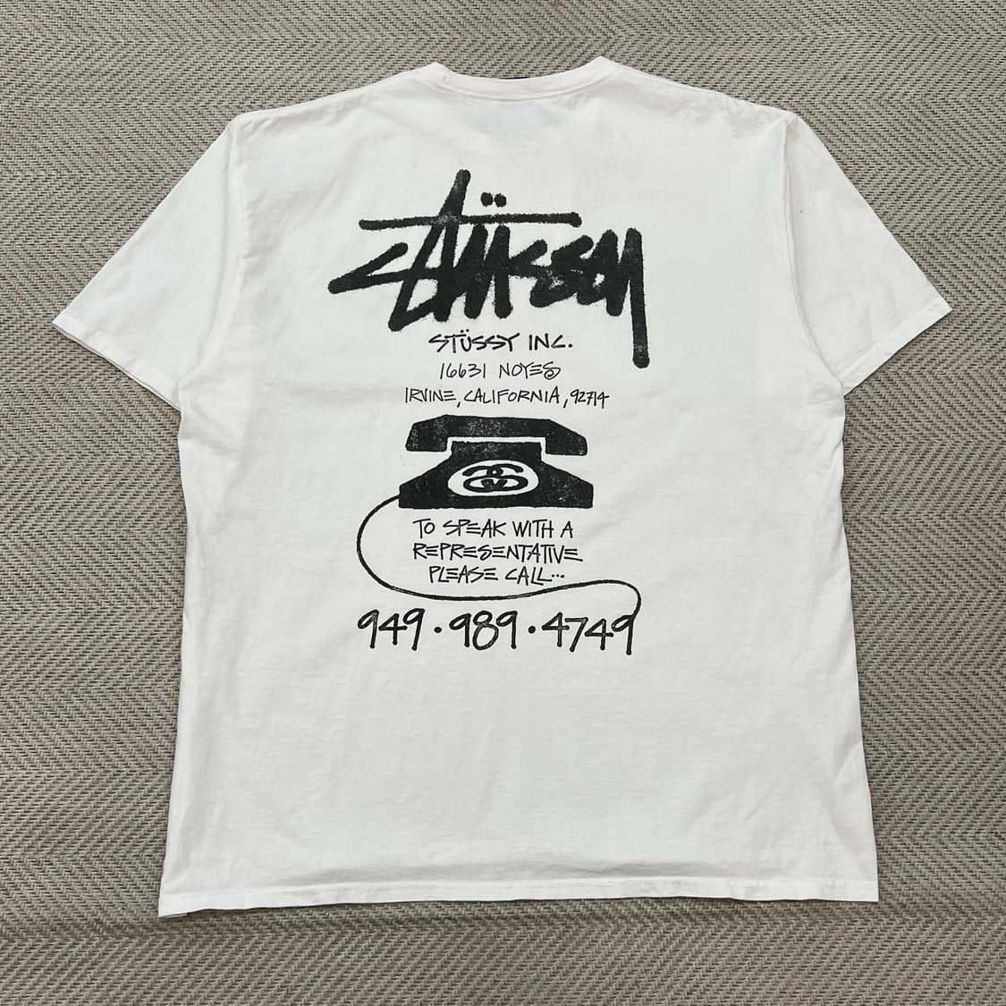 스투시 올드폰 프린팅 반팔티 r3339 상품이미지2