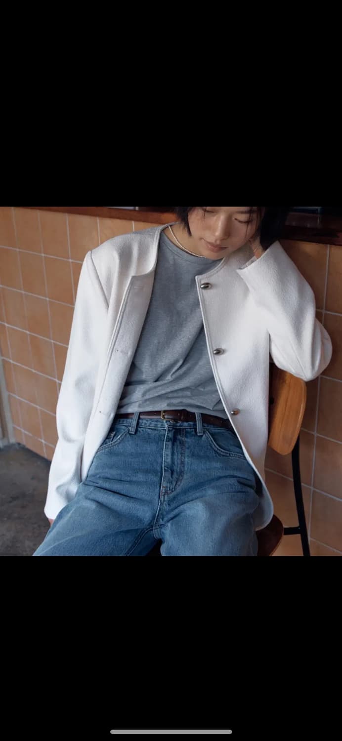 브렌다브렌든서울   n.c tweed jacket - ecru 상품이미지1