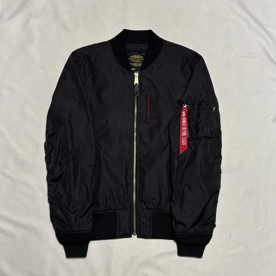 M 알파인더스트리 ma-1 블랙 항공점퍼 상품이미지2