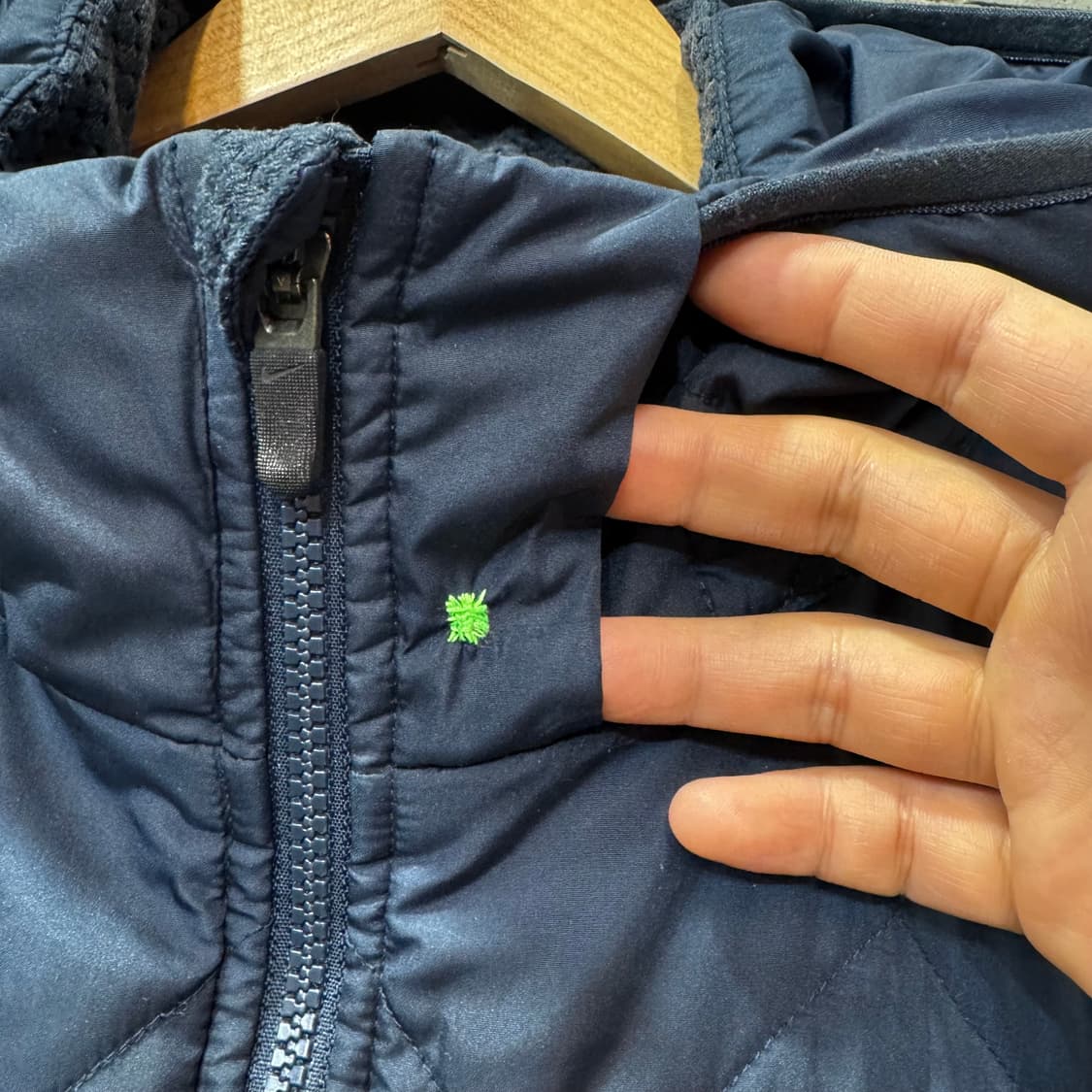 나이키 토탈90 네이비 퀼팅 자켓 (M)   상품이미지3