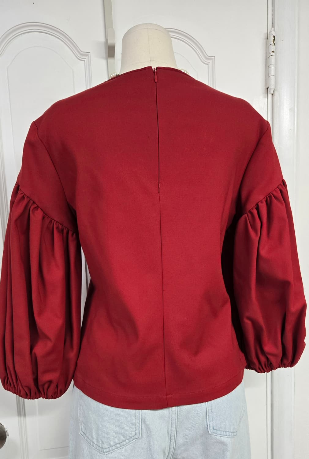 Rosie assoulin로지 아설린 볼륨 슬리브 블라우스 상품이미지5