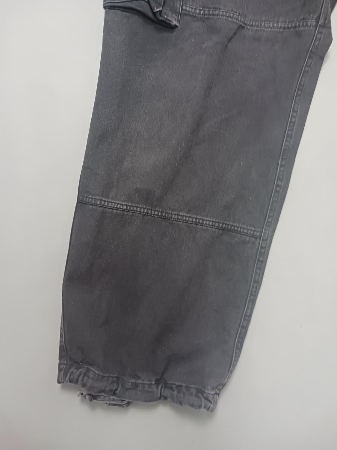 [L] 아웃스탠딩 블랙 밀리터리 카고 팬츠 상품이미지3