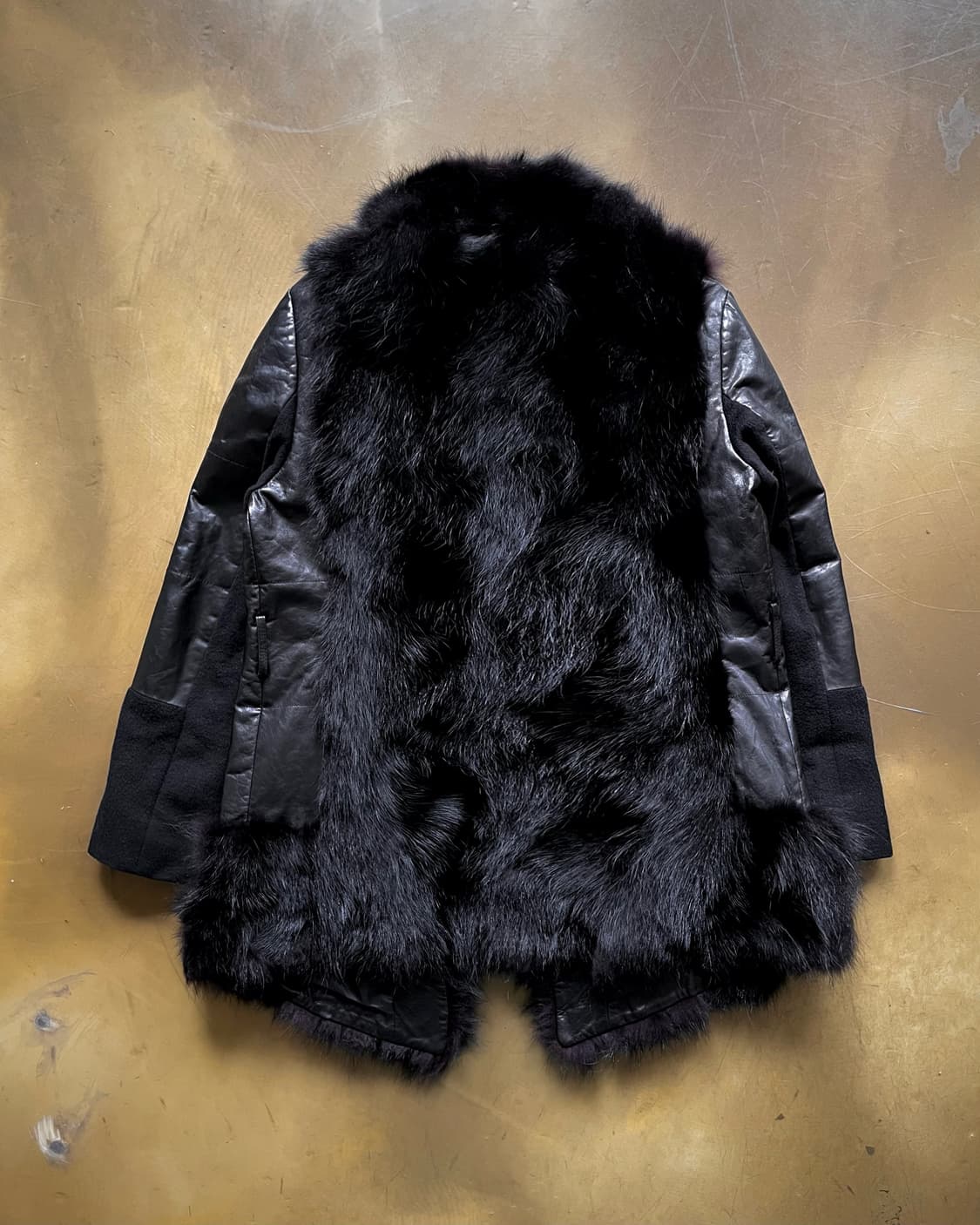 V-Kei Black Real Lamb & Raccoon Fur JK 상품이미지10