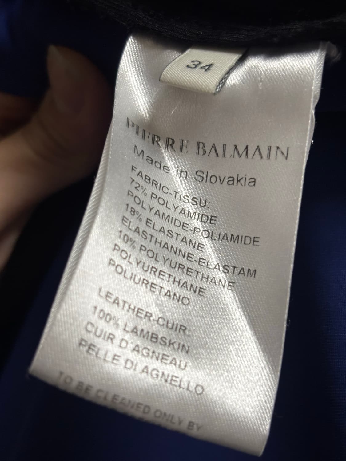 피에르 발망 네오프렌 스타디움 바시티 자켓 네이비 상품이미지4