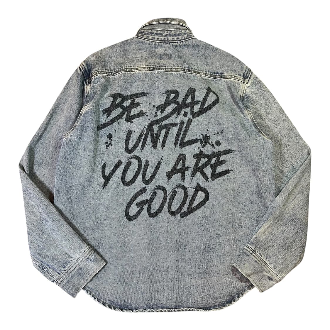 에비수 빅로고 스냅 버튼 데님 셔츠 상품이미지2