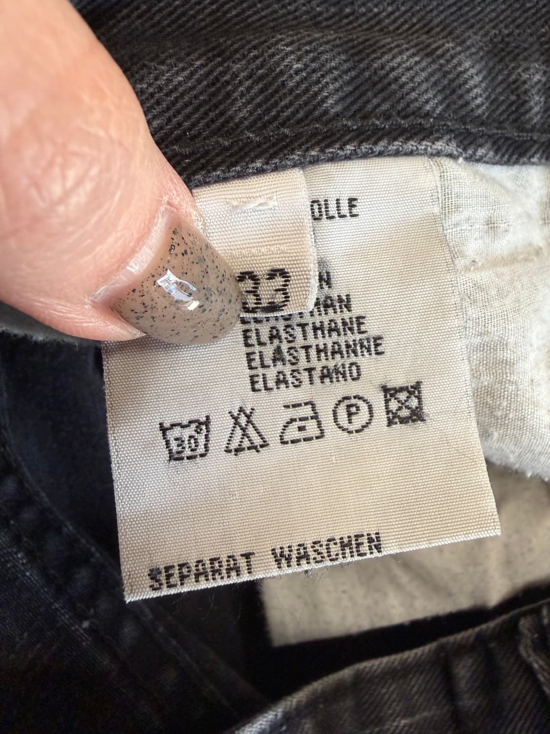 N218. 돌체앤가바나 블랙 데님팬츠 상품이미지5