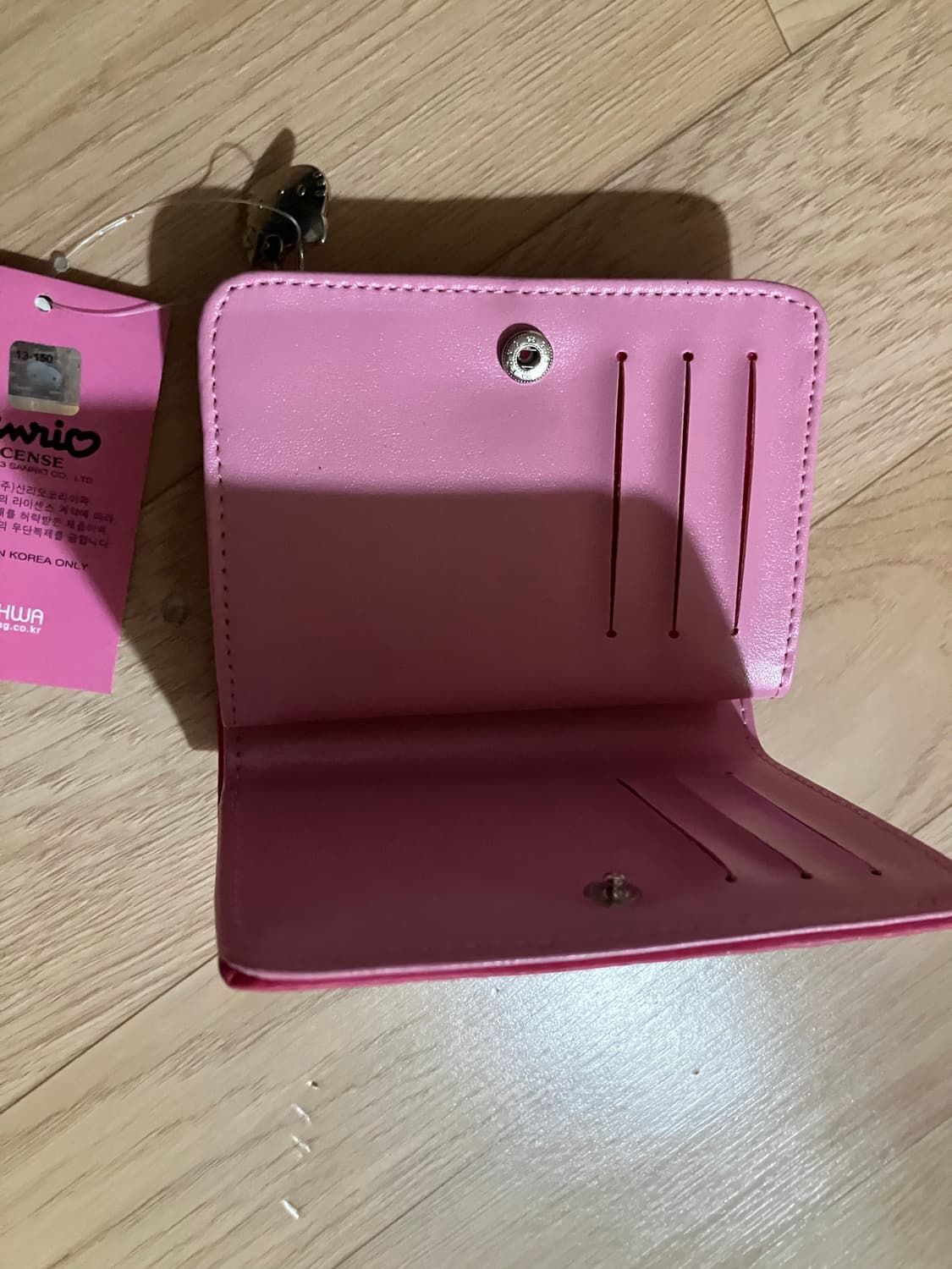 고전문구 헬로키티 핑크색 반지갑 Sanrio 상품이미지2