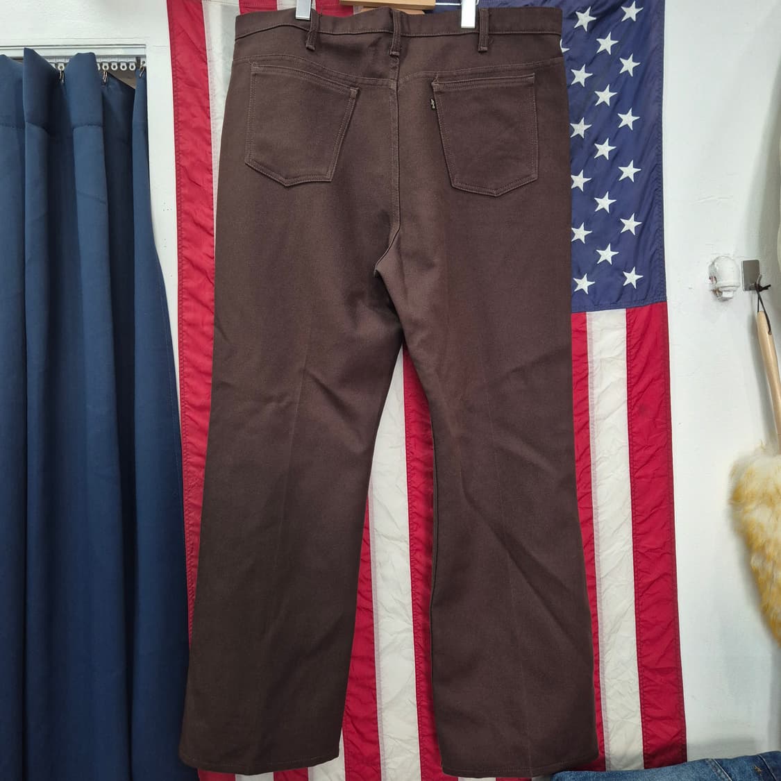 70-80s 리바이스 LEVIS 메카닉 브라운 팬츠 부츠컷 517 상품이미지4