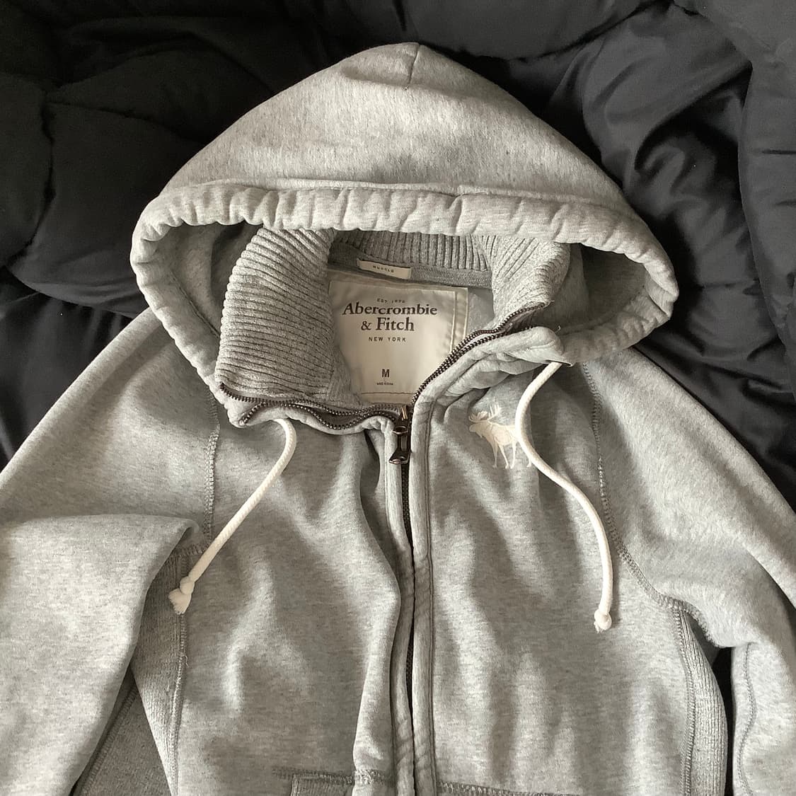 아베크롬비 후드집업 그레이 상품이미지1