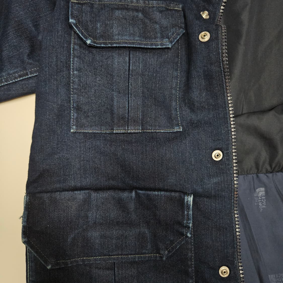 노스페이스 퍼플라벨 65/35 마운틴파카 데님 필드자켓 상품이미지8