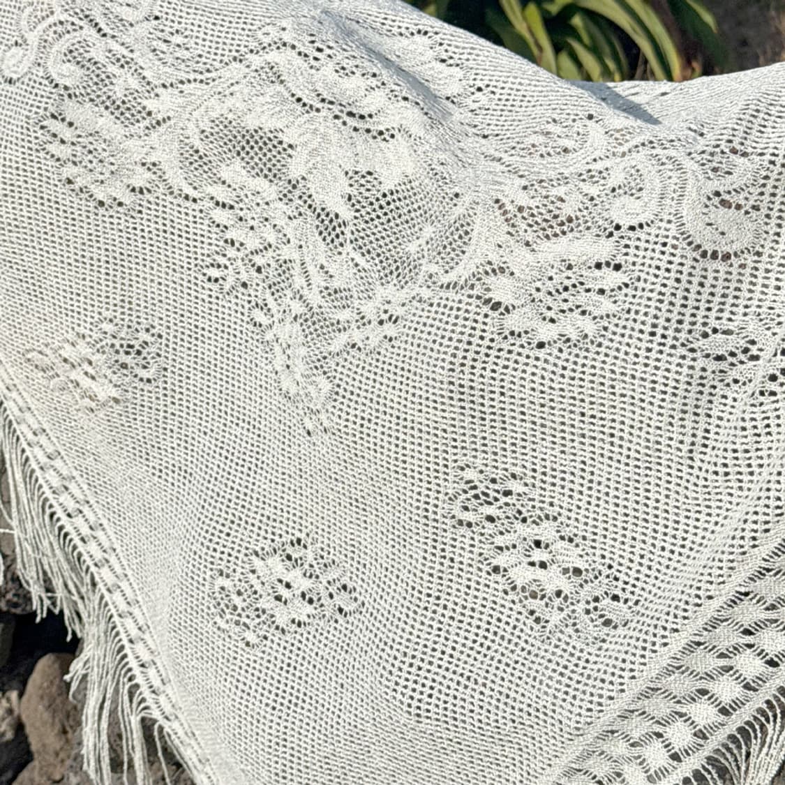 바람결 레이스 트라이앵글 숄 상품이미지9