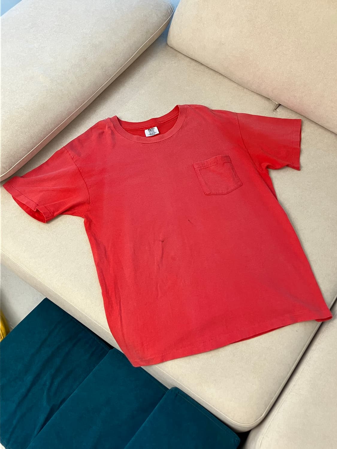 90s hanes sun faded pocket T shirts 상품이미지1