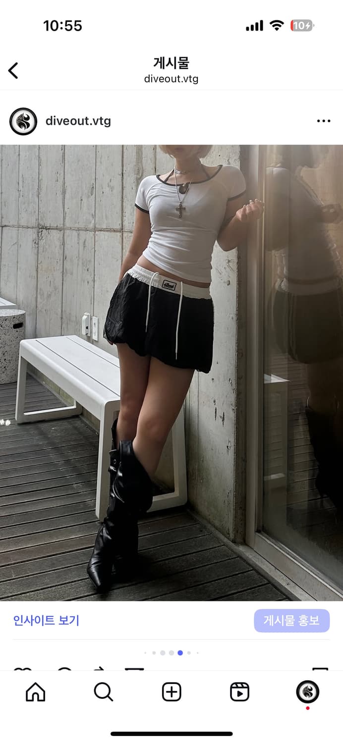 벌룬핏 나일론 바스락 스커트 상품이미지5