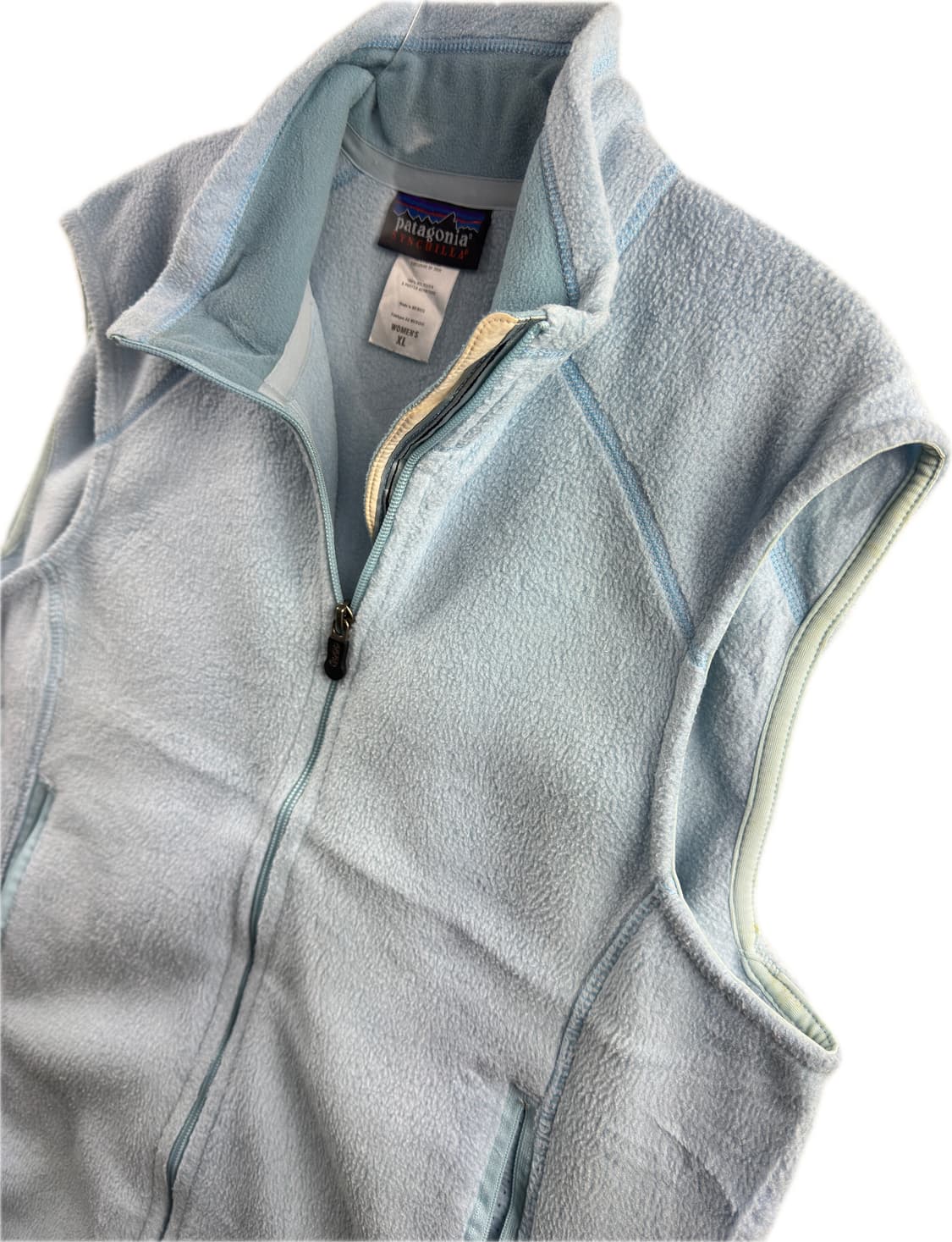파타고니아 신칠라 파스텔 블루 베스트1367 상품이미지3