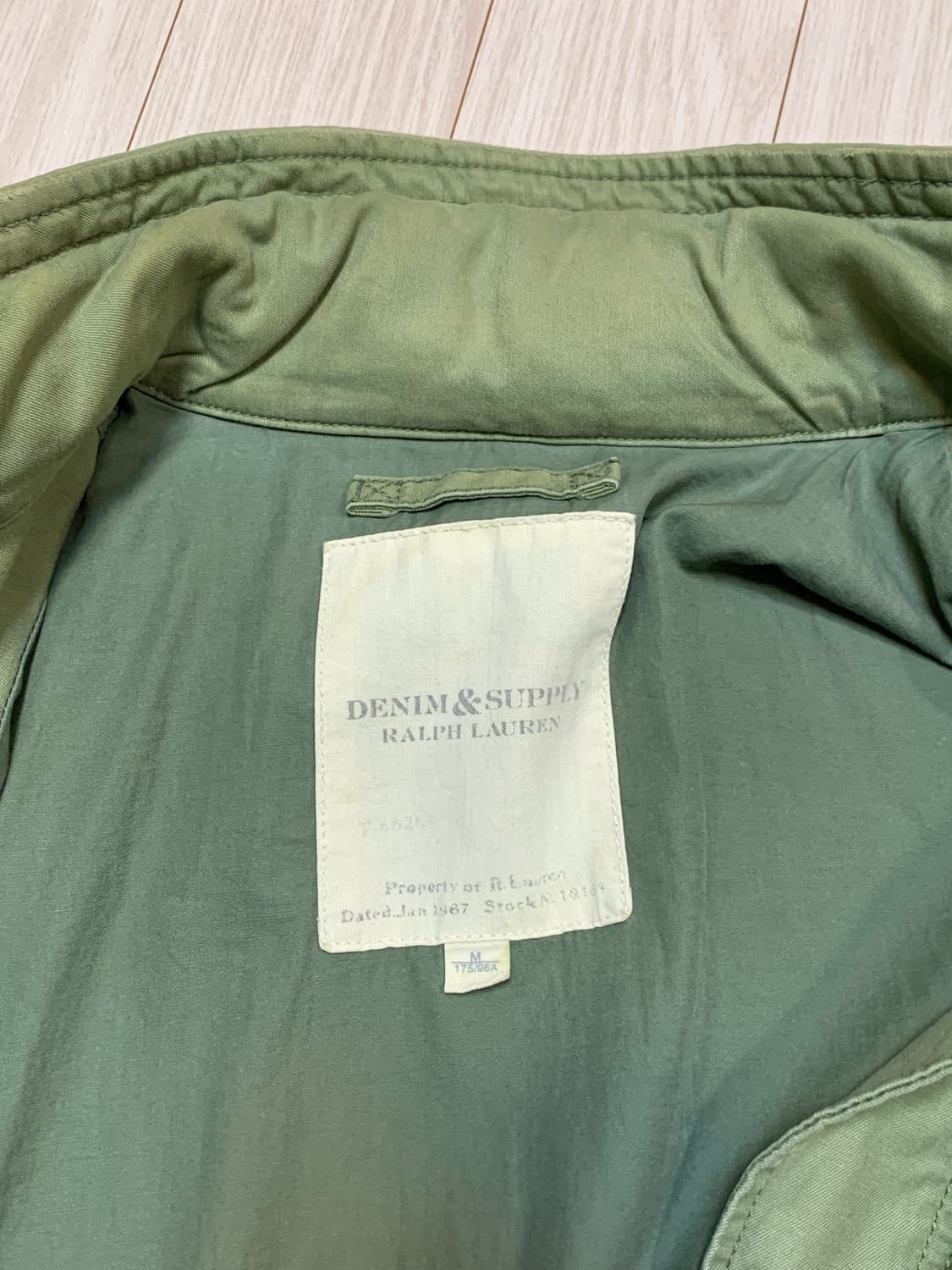 [M]폴로 데님앤서플라이 m65 패치워크 필드자켓 상품이미지6