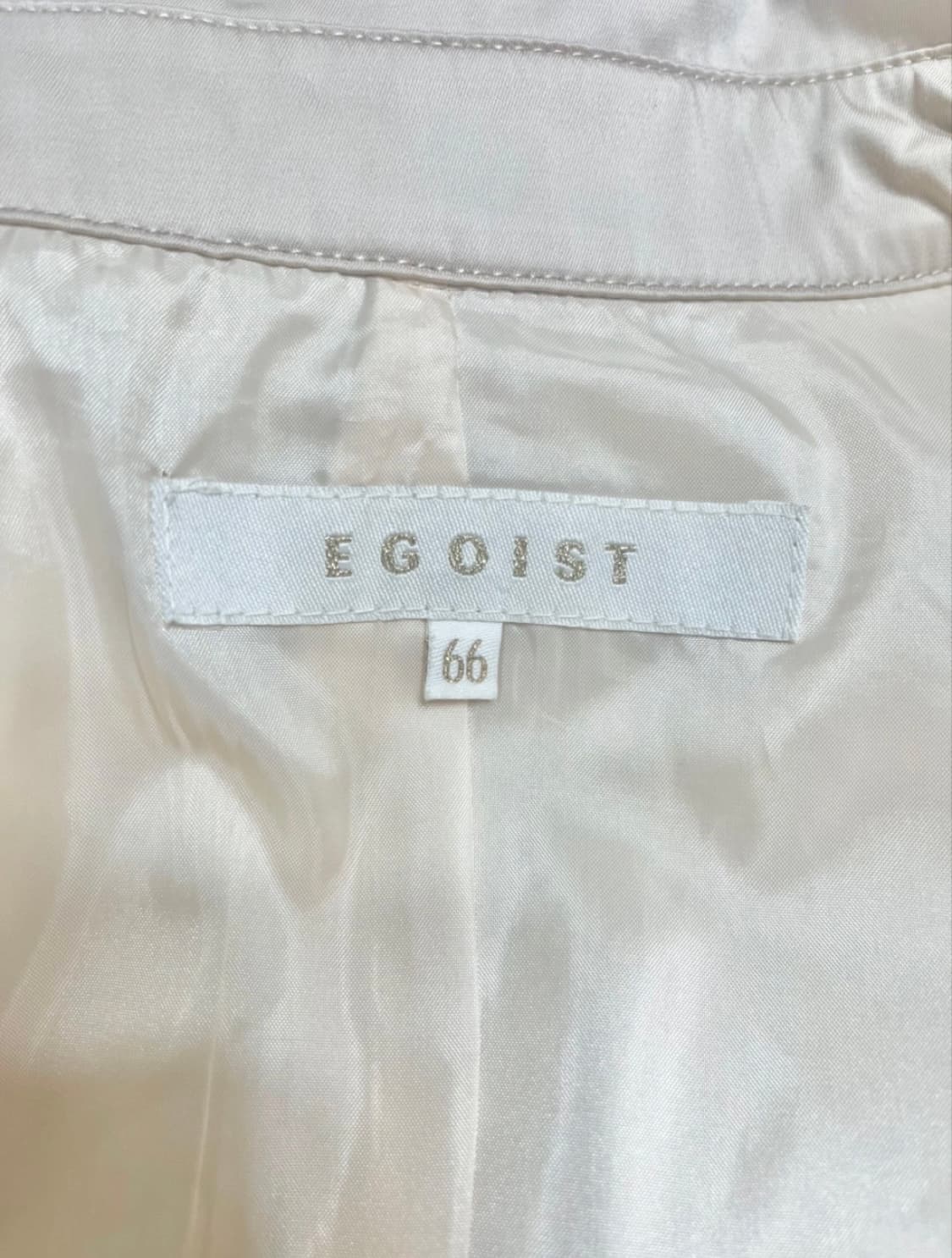 에고이스트ㅡ 러플카라 트렌치 하프코트 66/새거수준/셔링장식 상품이미지9