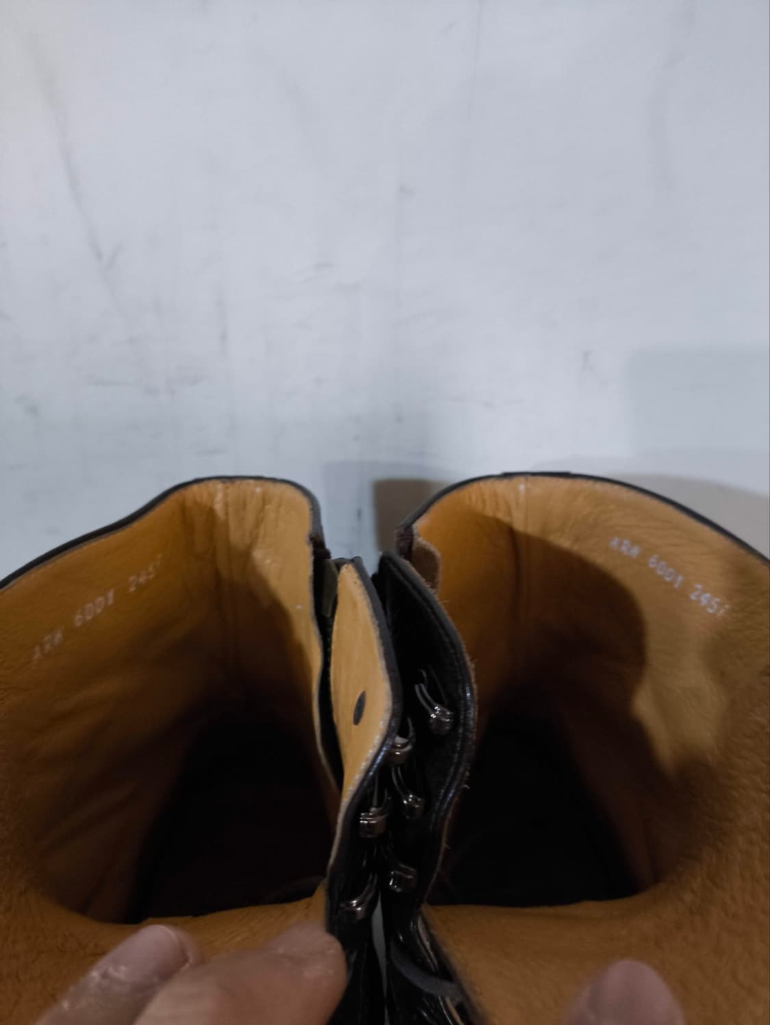 245mm 조앤슈 통가죽 윙팁 부츠 상품이미지4