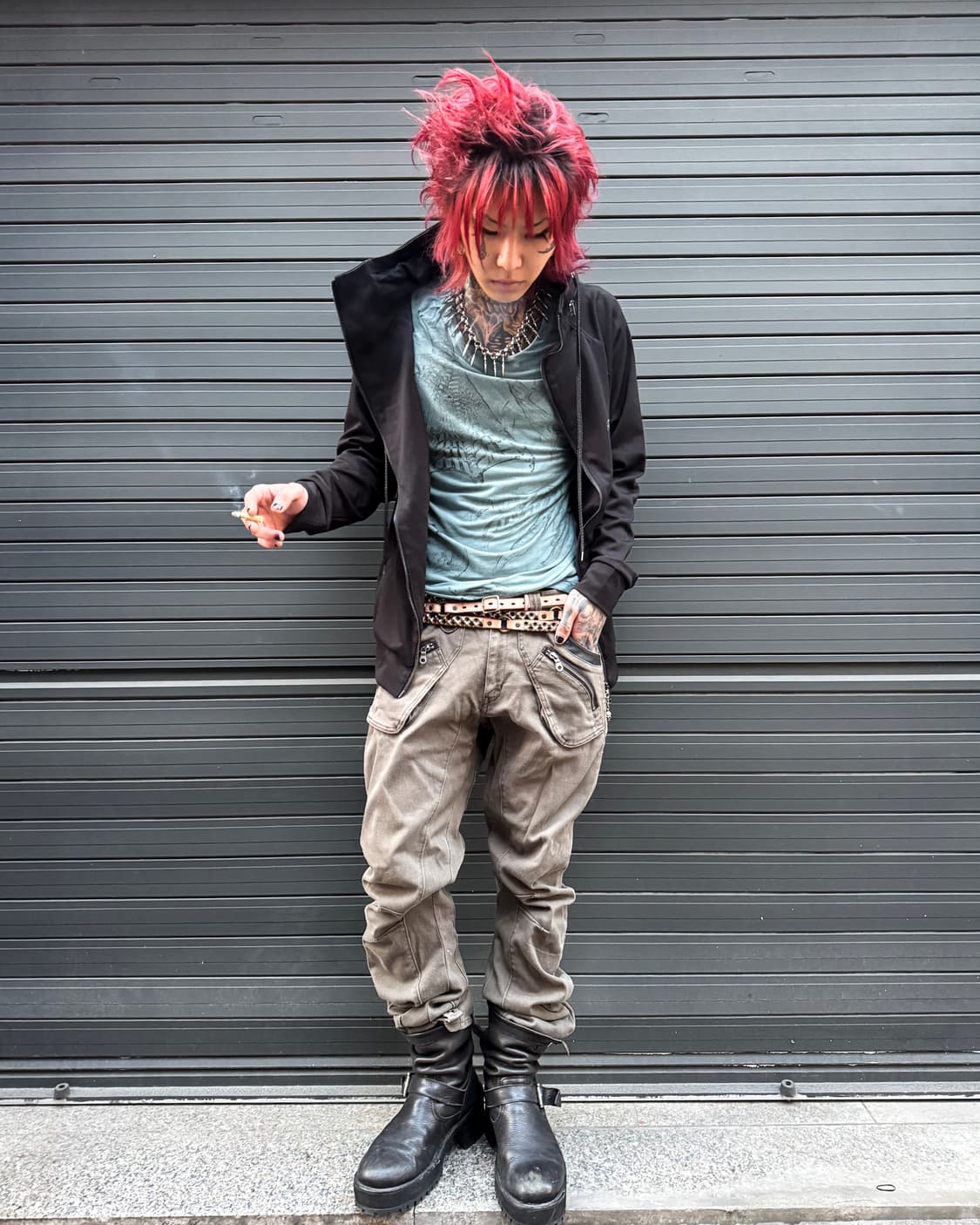 PPFM – Zip Pocket Detail Curve pants 상품이미지1