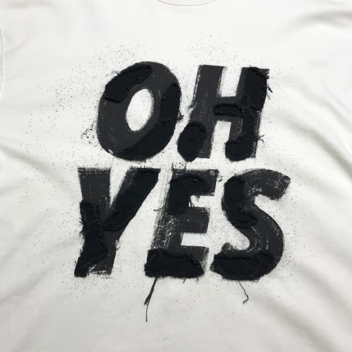 [[F, A급] 뱀파이어 위켄드'OH YES' 데미지 롱슬리브@566 상품이미지3