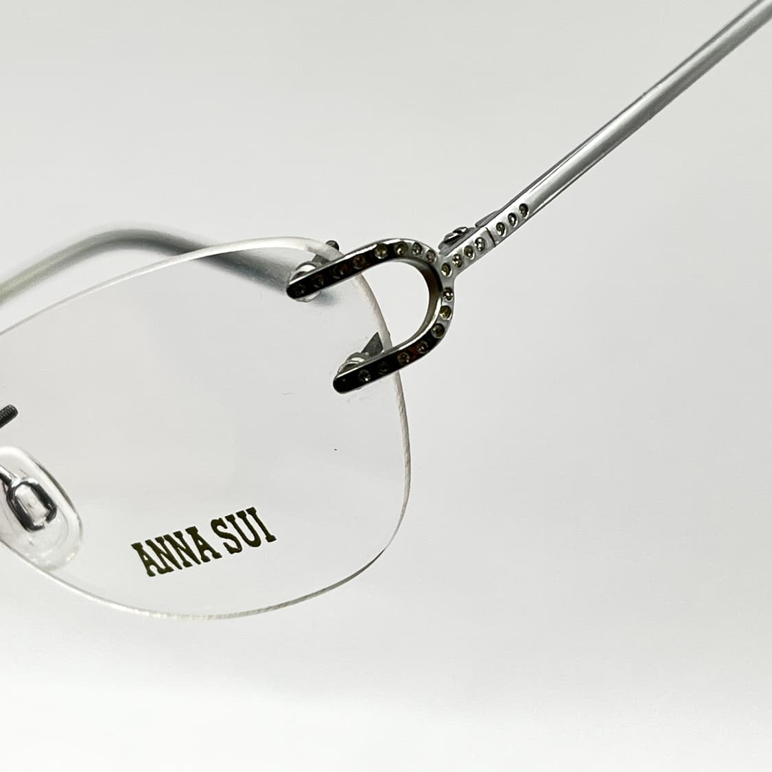 Anna Sui 안나수이 큐빅 무테 안경 상품이미지5