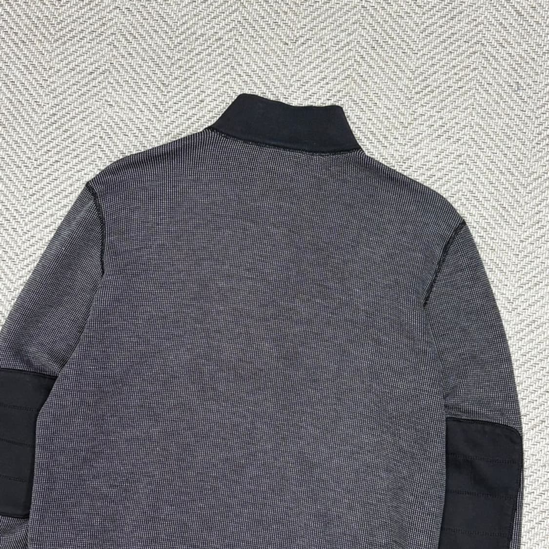 휴고보스 엘보패치 하프집업 니트 v1275 상품이미지4