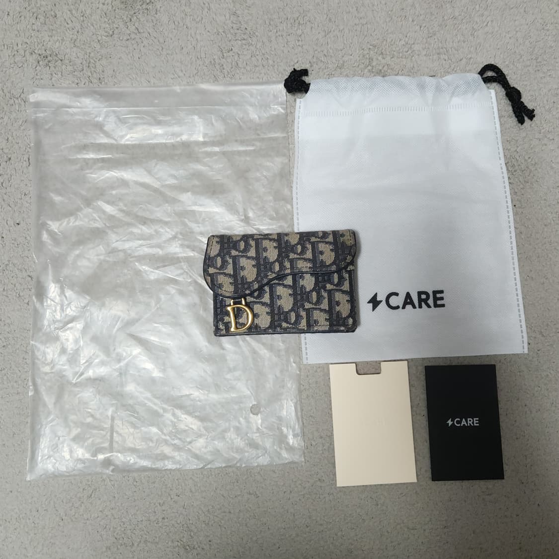 [정품/os] 디올 오블리크 새들 카드지갑 상품이미지1