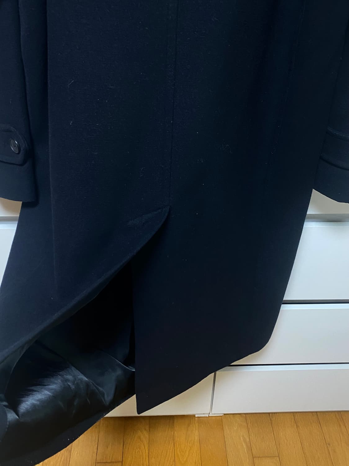 유니클로 네이비 롱코트 (M) 상품이미지3