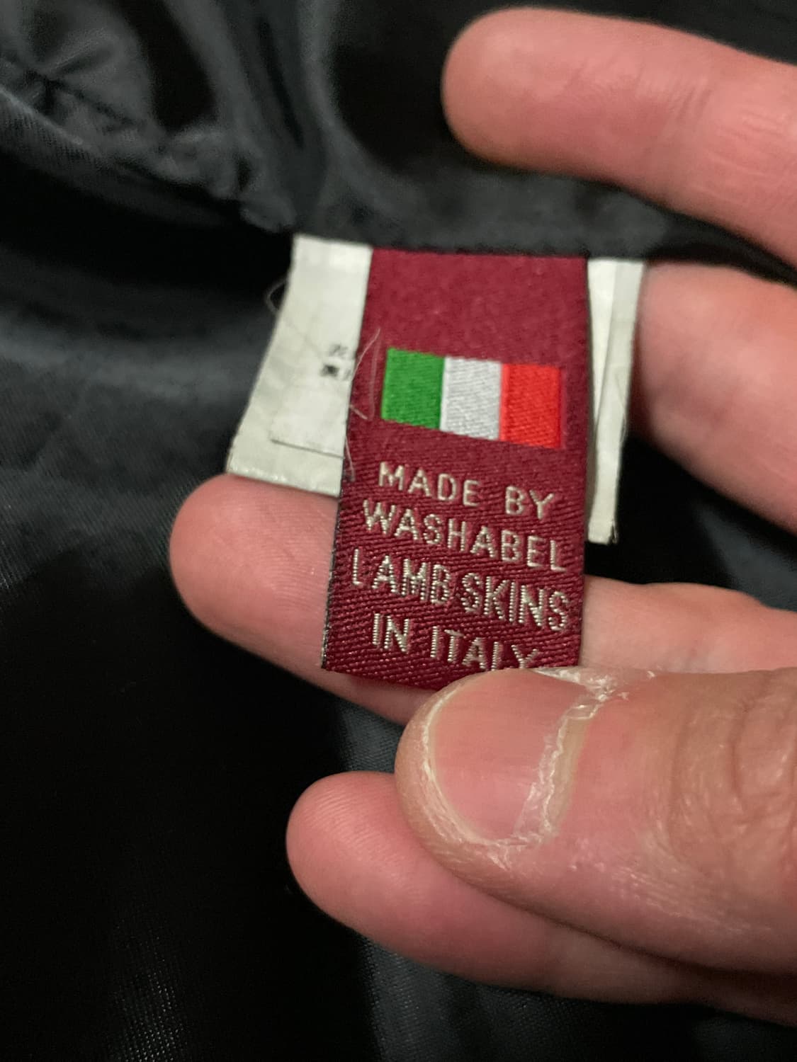 광희시장 웨스턴 무드 램스킨 양가죽 절개 레더 자켓 상품이미지7