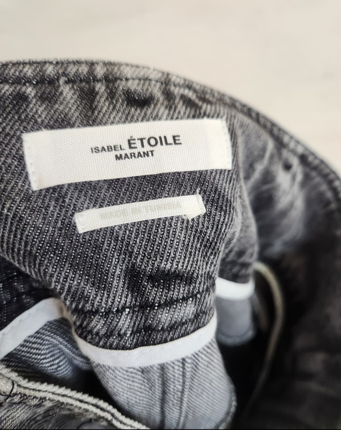 이자벨마랑 에뚜왈 다버튼 데님 미디 스커트 44사이즈 상품이미지8