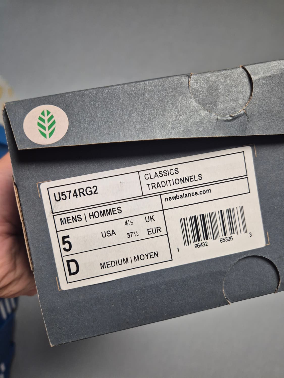 [새상품/230] 뉴발란스 574 클래식 리이매진드 그린 상품이미지5