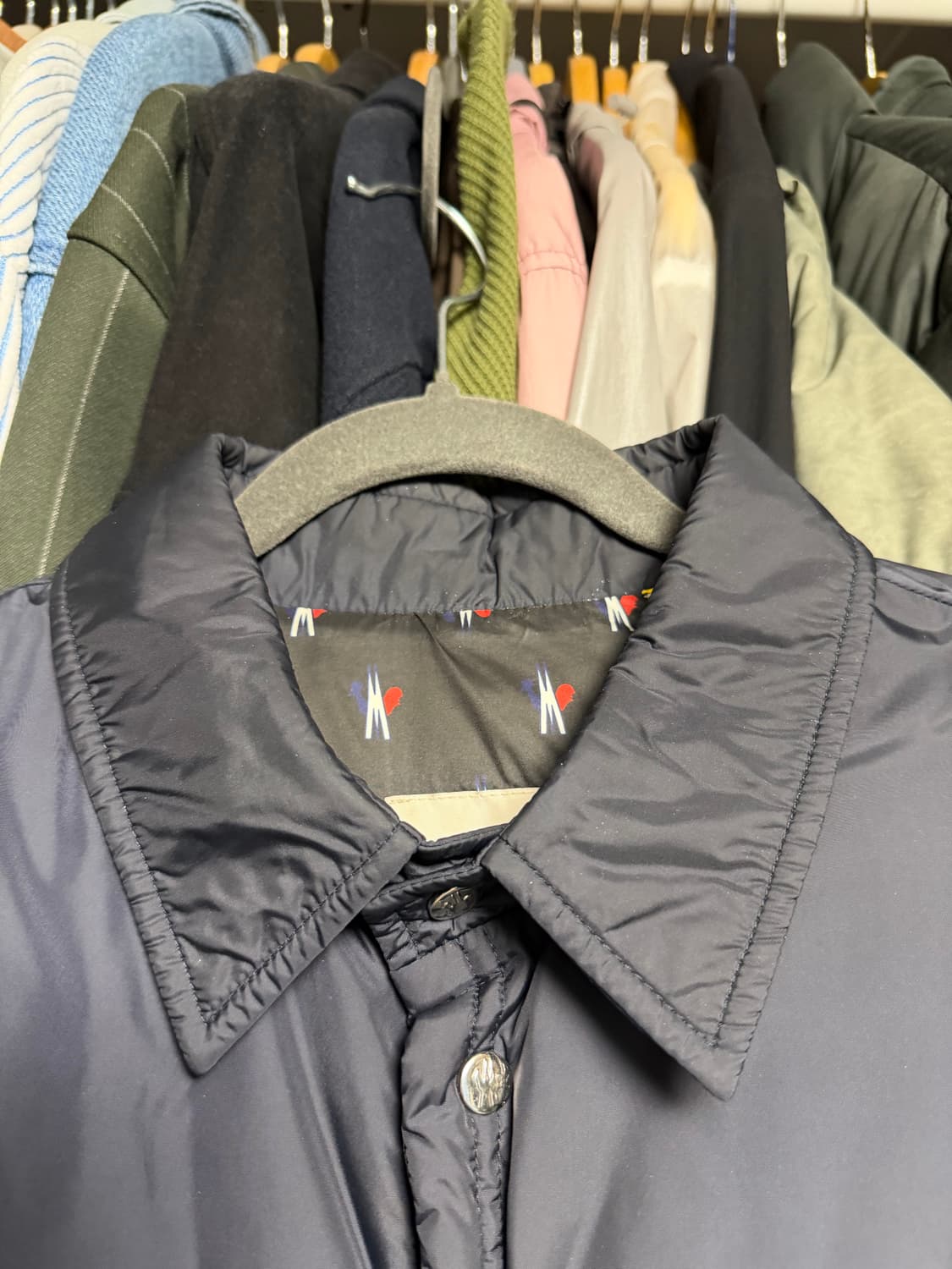 [3] 몽클레어 x 프라그먼트 백스테이지 패딩 셔츠 자켓 상품이미지2