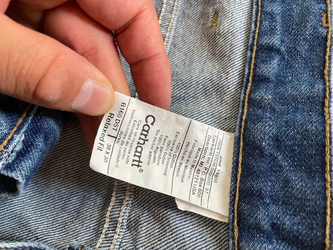Carhartt 칼하트Relaxed Fit 데님팬츠 상품이미지8