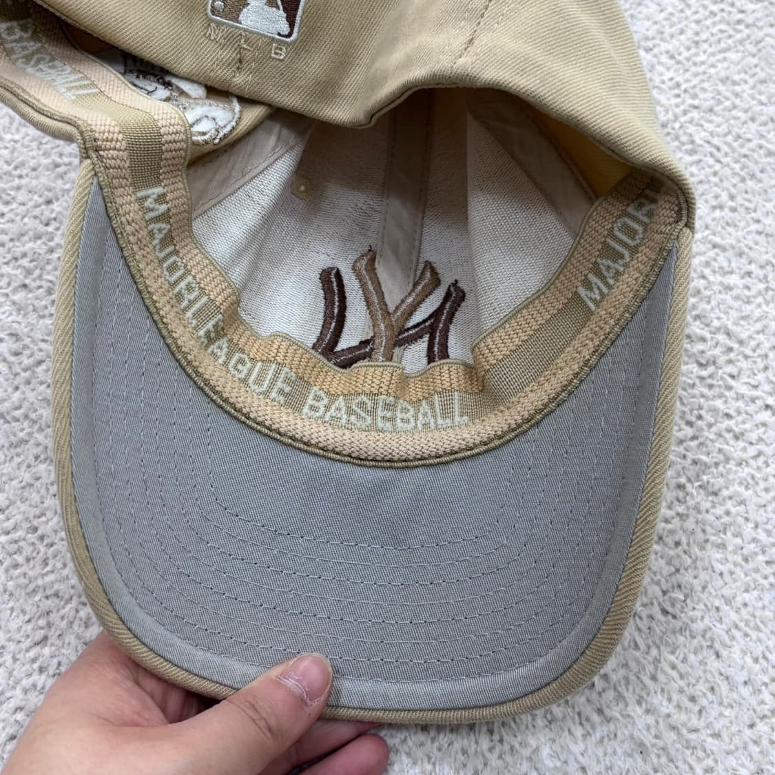 S-M MLB 뉴욕양키스 로고 볼캡 0423E 상품이미지5