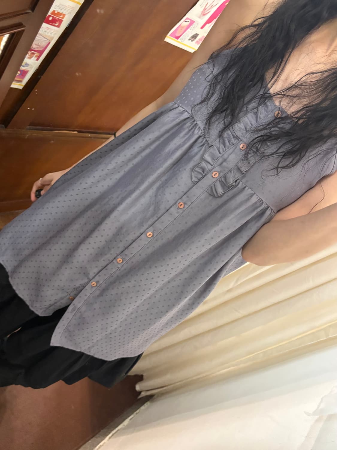 jpn vintage dot mini one-piece 상품이미지4